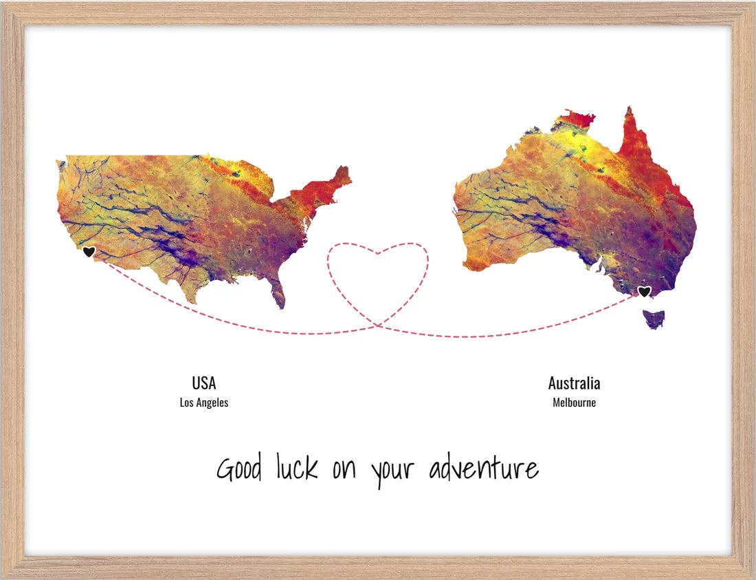 Journey map print style four