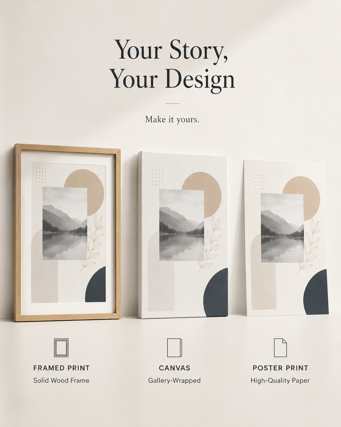 Personalised print you design yourself