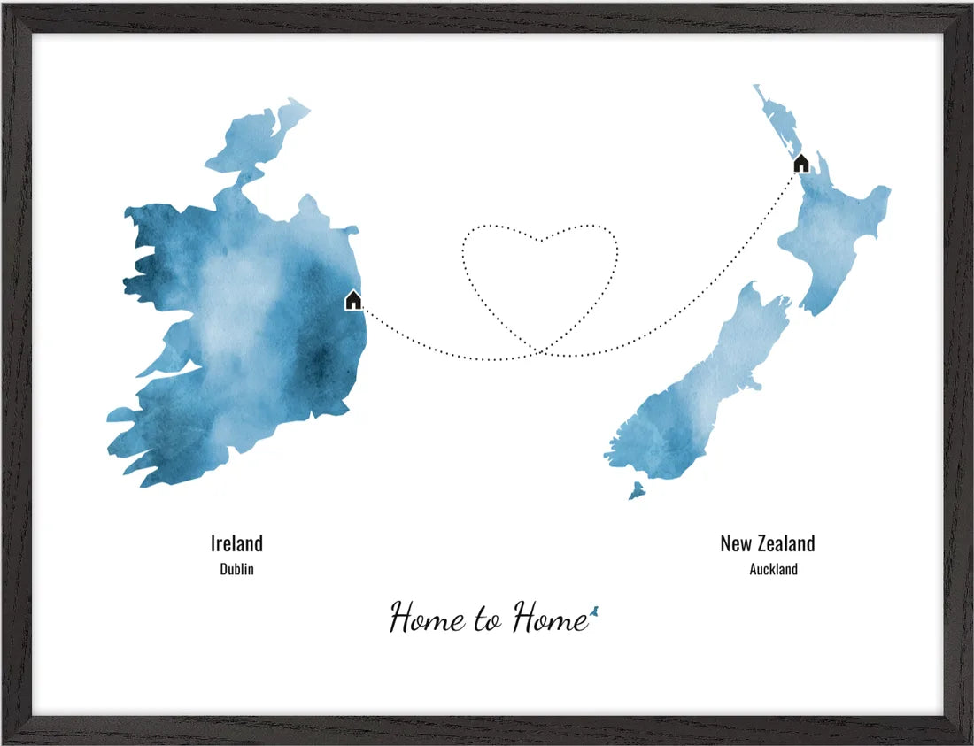 Journey map print style two