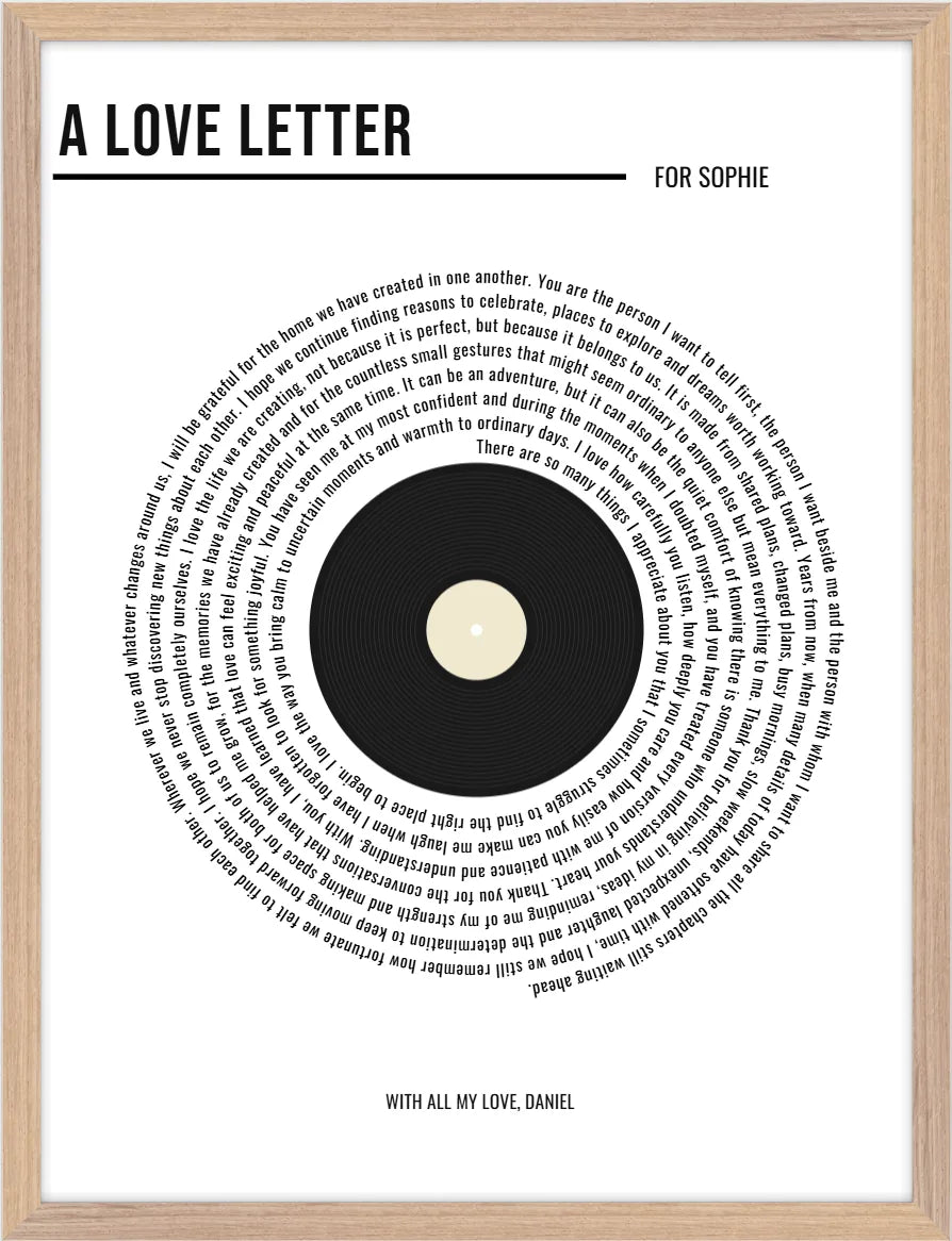 Custom text print style five