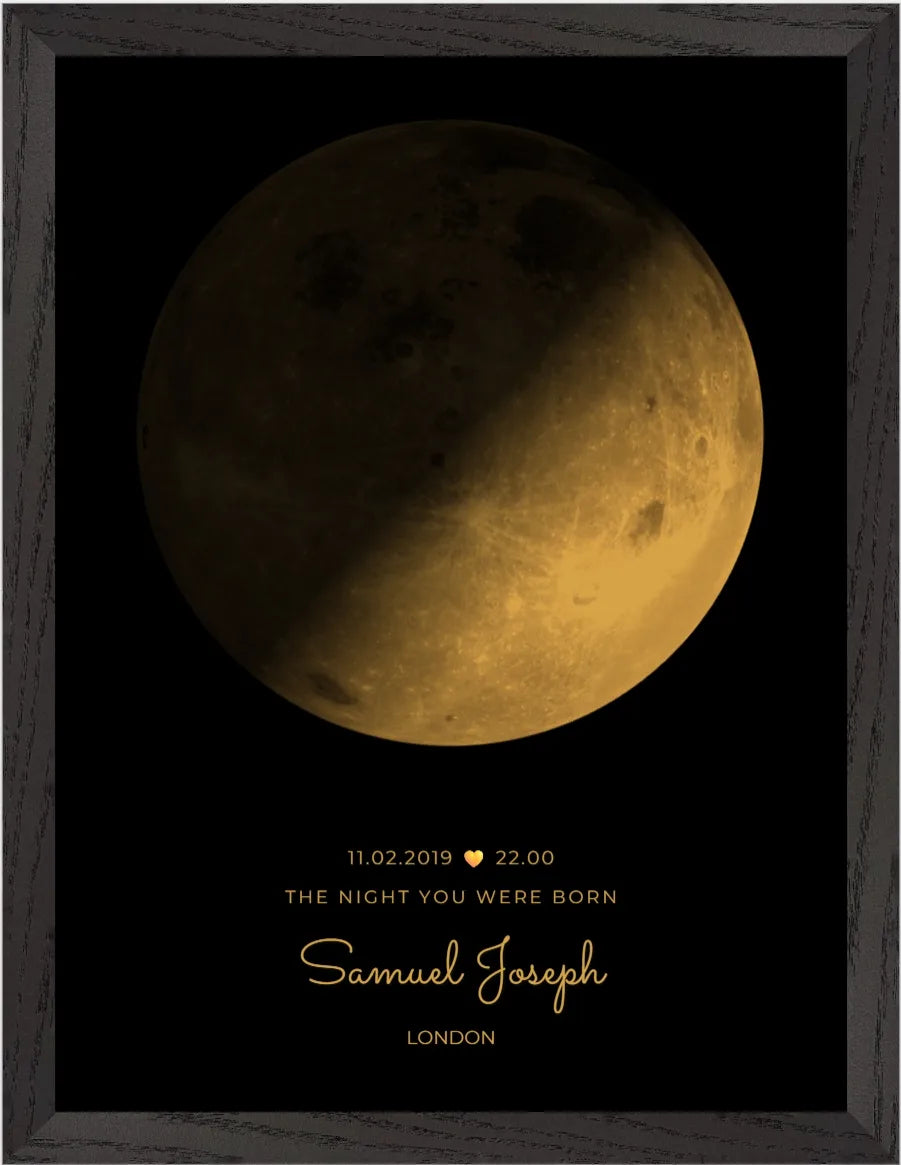 Moon phase print style one